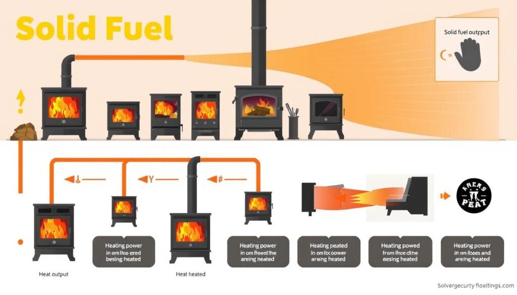 Kieto kuro šildymo sistemos galingumo parinkimas